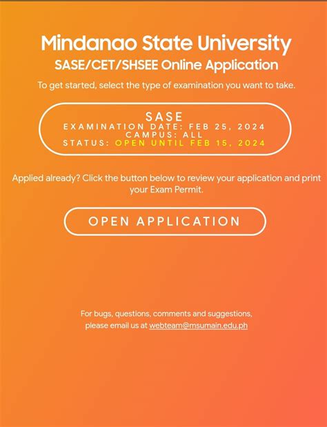 msu sase 2023 result|MSU SASE/CET/SHSEE Online Application .